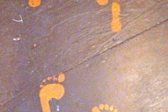 Floor leading to Footprints station